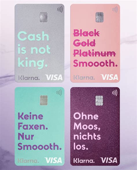 klarna bietet kreditkarte  kostenlose kreditkartede