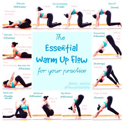 essential yoga flow  beginners perfect warm  flow