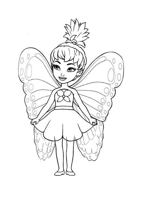 fairy coloring page coloring page pinterest