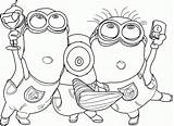 Minions Coloring Pages Despicable Color Printable Minion Colouring Pdf Party Sheets Time Wecoloringpage Awesome Kids Print Getcolorings Bob Kevin Choose sketch template
