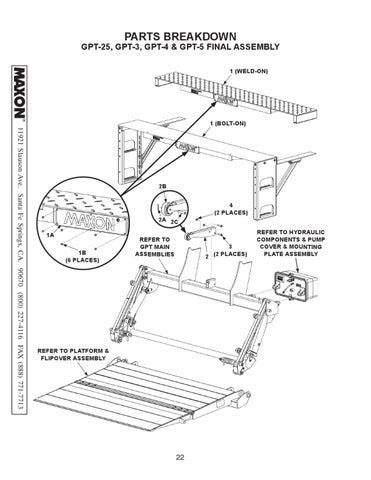 maxon liftgate parts diagram