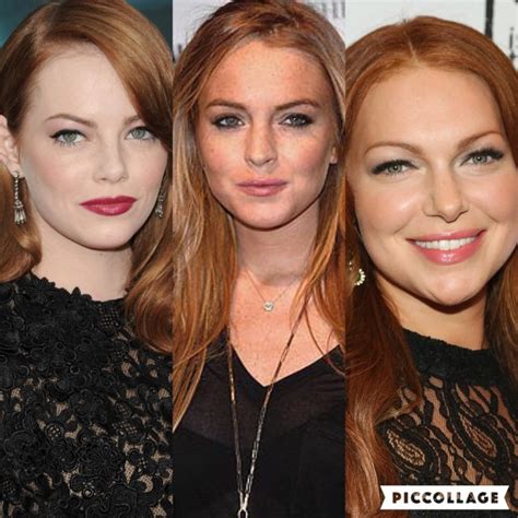 m f k — redhead edition pt 1 emma stone lindsay lohan