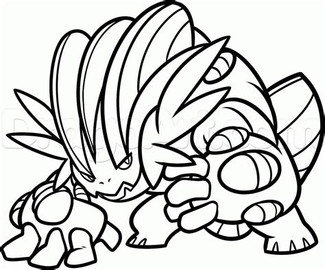 pokemon swampert coloring pages   pokemon coloring pages