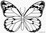 Butterfly Coloring Pages Simple Printable Kids Drawing Cartoon Color Monarch Seniors Butterflies Colouring Cool2bkids Print Getcolorings Getdrawings But Colorings sketch template