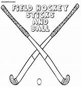 Hockey Field Coloring Pages Colorings sketch template