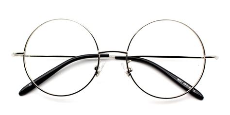 m8201 silver round eyeglasses from