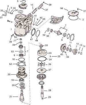 omc cobra parts sterndrive drawings