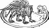 Bakugan Dragonoid Nillious Brawlers Manion Wecoloringpage Fearless Loyal Destroyer sketch template