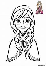 Anna Face Reine Des Dessin Neiges Coloriage Disney Imprimer La Elsa Frozen Coloring Choose Board Pages sketch template