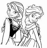 Coloring Elsa Pages Frozen Print Girls sketch template