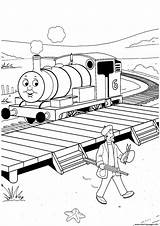 Coloring Train Thomas Pages Printable sketch template