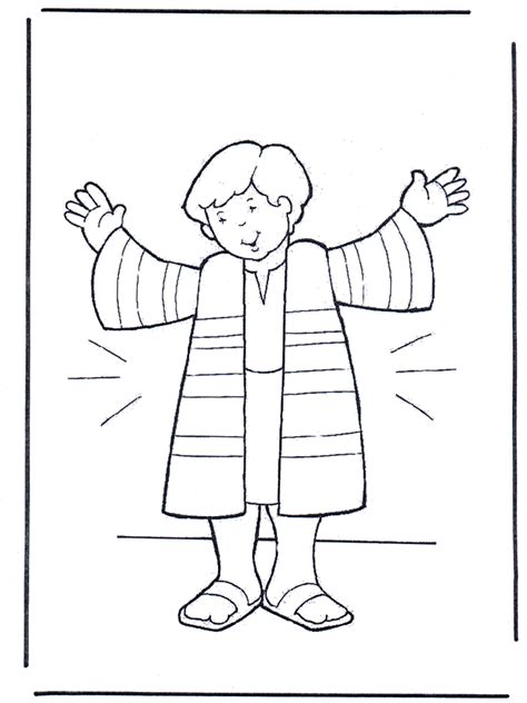 josephs coat  testament sunday school coloring pages bible