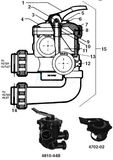 hayward selecta flo multiport valve spde parts inyopoolscom