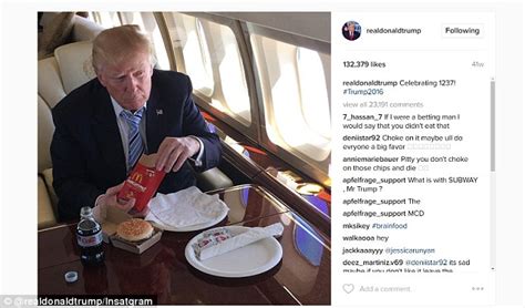 mcdonald s fires off insults at donald trump on twitter daily mail online