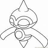 Baltoy Azurill Pokémon Coloringpages101 sketch template