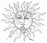 Eclipse Solar Coloring Moon Pages Face Drawing Mitsubishi Getdrawings Color Getcolorings Printable Sheet sketch template
