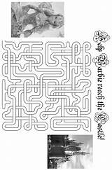 Barbie Activity Maze Sheet Castle Pages Coloring Printable Find sketch template