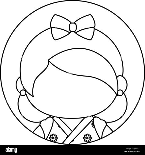 Cute Japanese Girl Cartoon Stock Vector Image And Art Alamy