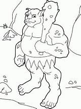 Ogre Troll Gigante Colorare Orco Habitas Naturel Ogro Trolls Colorier Orchi Mostri Monstern Mythologie Ausmalbilder Colouring Ogros Abc Benutzen Webbrowser sketch template