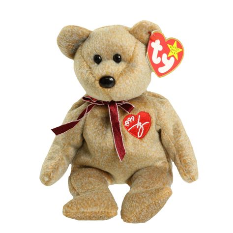 toys games toys ty beanie babies  signature bear  retired