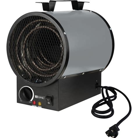 king electric portable garage heater  btu  volts model pghtb electric garage