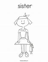 Coloring Sister Pages Noodle Doll Print Girl Twisty Twistynoodle Built California Usa God Made sketch template
