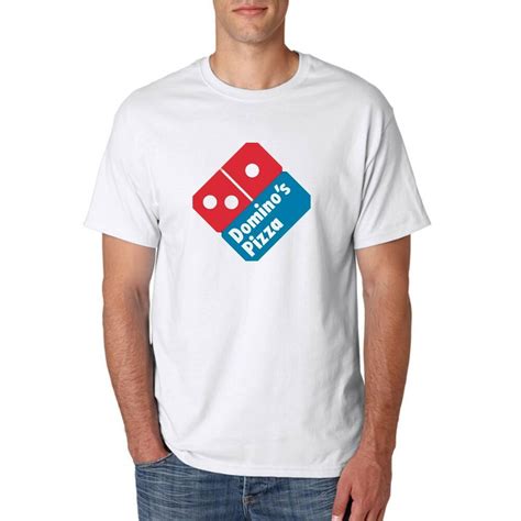 dominos pizza mens white color tshirt sizes  xl gildan basictee