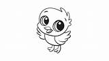 Coloring Chick Pages Baby Kids sketch template