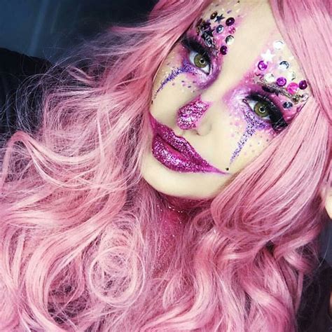 Tears Of Glitter Clown By Cattchakko Cute Clown Makeup Clown Makeup