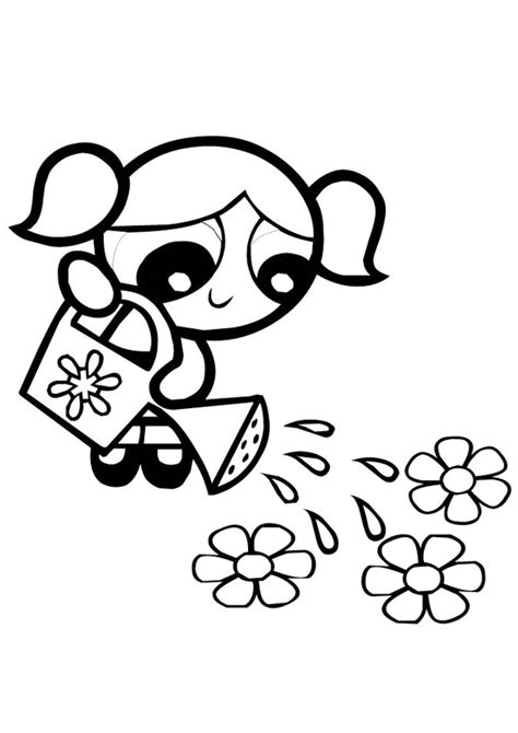 coloring pages printable powerpuff girls coloring pages  kids