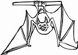 Teeth Coloring Bats His Show Pages Bat sketch template