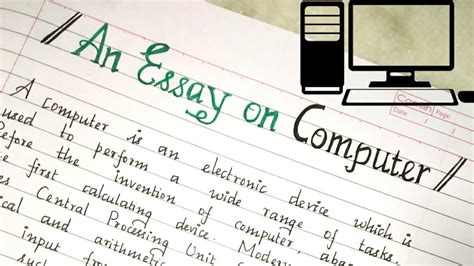 write   computer essay    write  essay