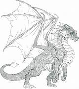 Dragon Serpent Dragons sketch template