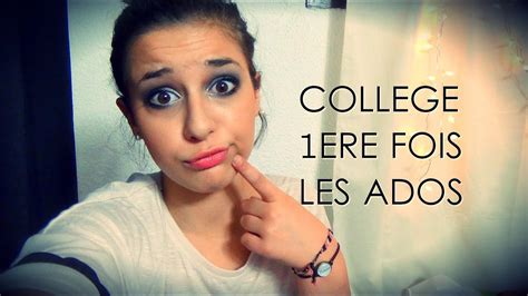 Vlog Le Collège La Première Fois Ladolescence Horia Youtube