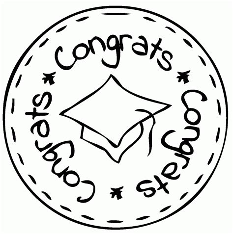 printable graduation coloring pages