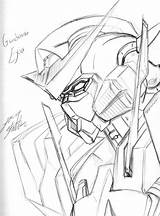 Gundam Drawing Exia Getdrawings sketch template
