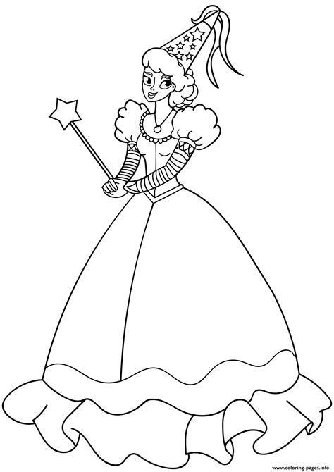 fairy dream girl coloring page printable