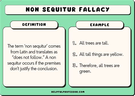sequitur fallacy examples