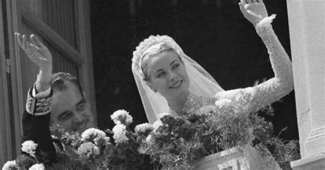 1956 Grace Kelly Marries Prince Rainier Of Monaco