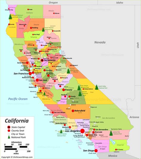california state maps usa maps  california ca