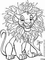 Coloring Pages Lion King Disney Kids Printable Color Sheets Found sketch template