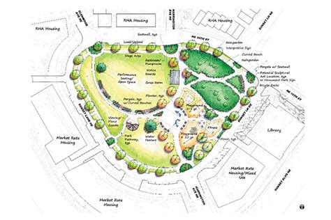 sunset neighborhood park master plan continues   shape   passing community
