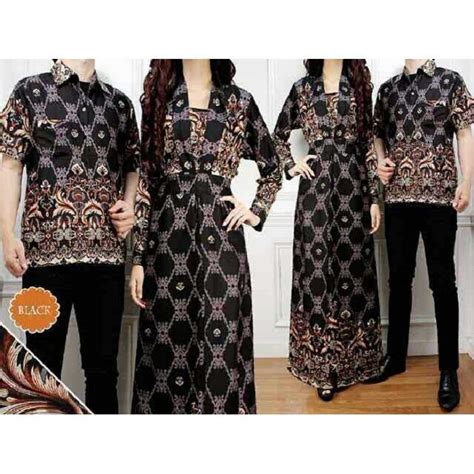 Jual Bajuready 1061 Baju Couple Pasangan Keluarga Batik Modern Sarimbit