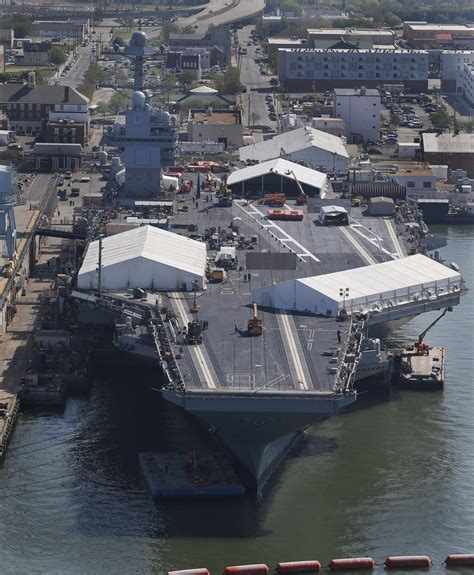 navy   ford  billion aircraft carrier delivered