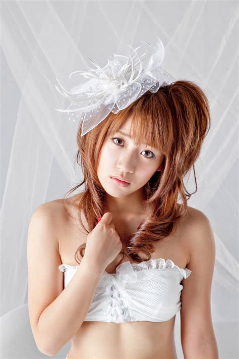 Minami Takahashi Japanese Sexy Idol Sexy White Dress Fashion Photo