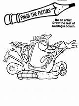 Catdog Coloring Pages Nickelodeon Animated Fun Kids Gifs Coloringpages1001 Comments sketch template