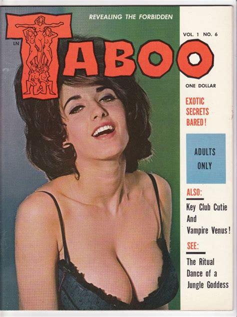 Vintage Taboo Magazine 1963 Taboo Male Magazine Ritual