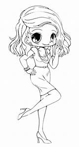 Coloring Cute Pages Girls Print Chibi Kids Girl Printable Anime Sheets Vampire Online Teen Colouring Color Getcolorings Getdrawings Deviantart Yampuff sketch template