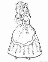 Barbie Pages Colouring Printable Coloring Beautiful Characters Print Princess sketch template