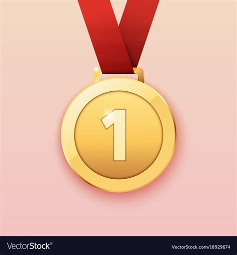 gold medal   prize royalty  vector image